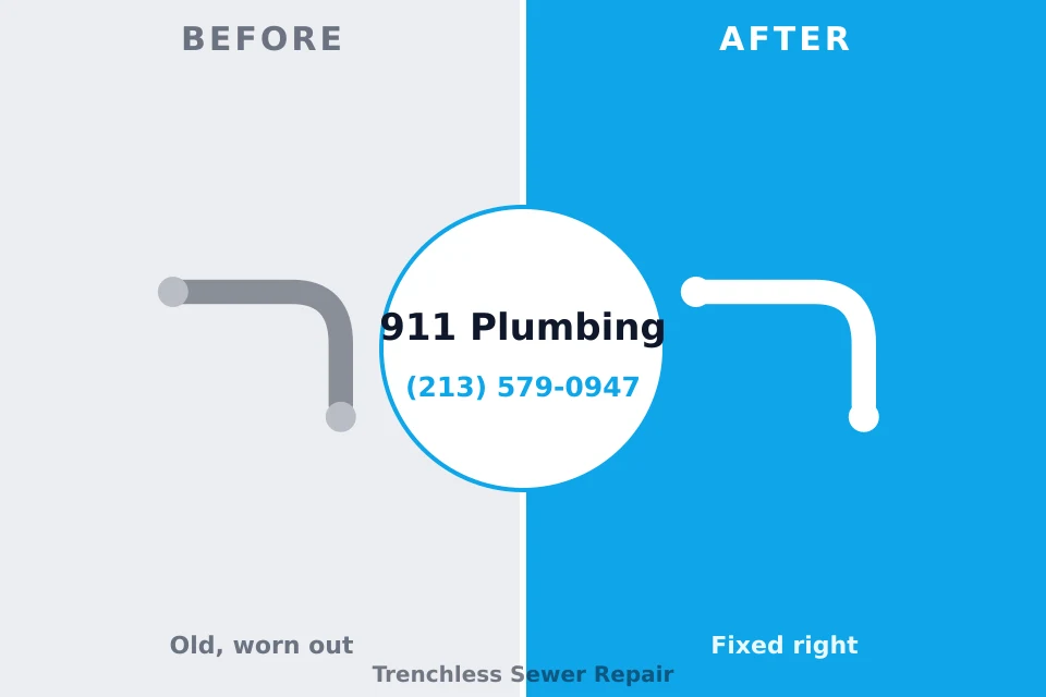 Before and after: plumbing company Holden Lakes, FL